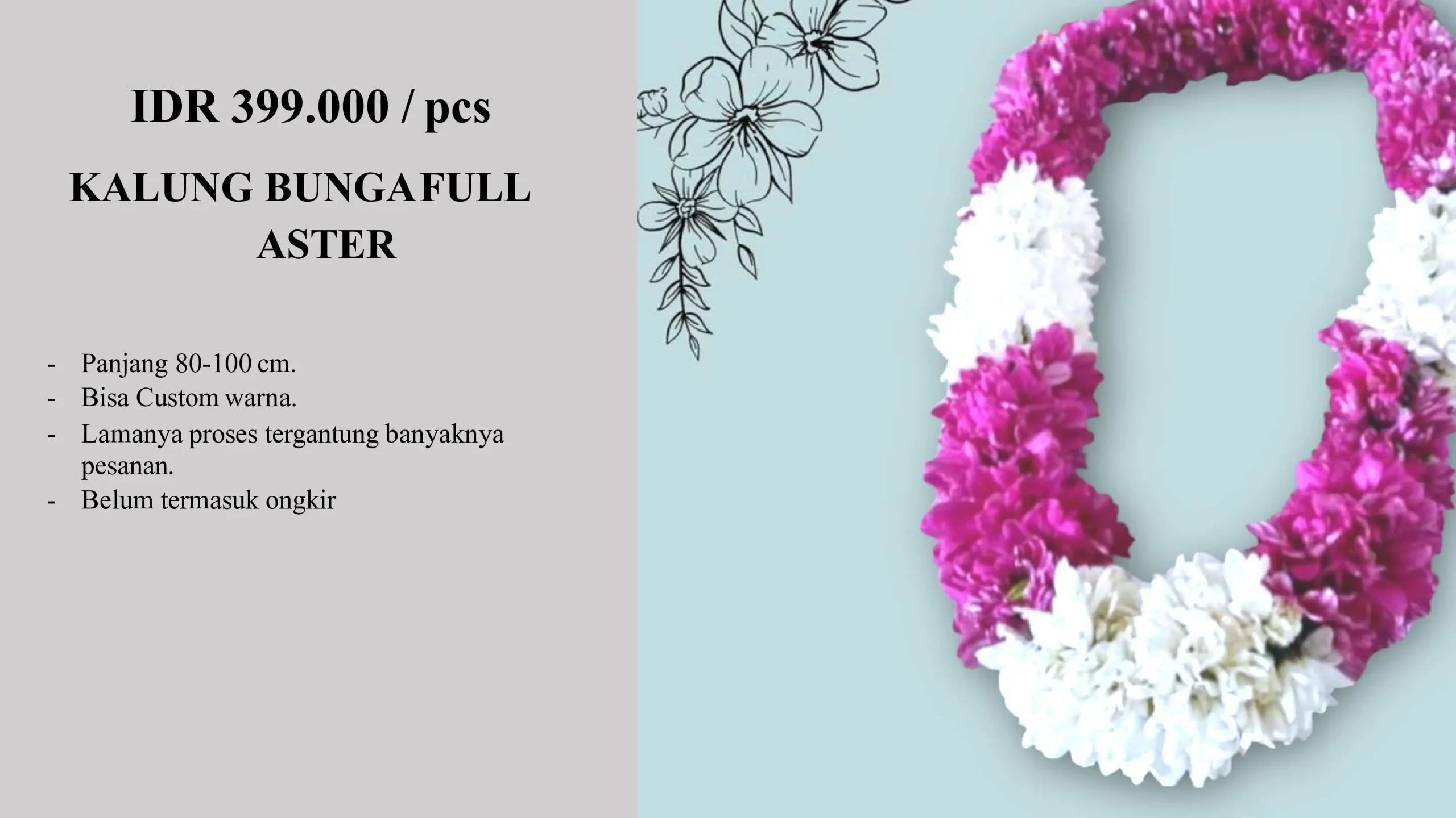 Pemesanan Karangan Bunga di Kecamatan Medan Satria, Harapan Mulya